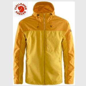 Fjallraven Men's Abisko Midsummer Jacket - Ochre/Golden Yellow. Size Small